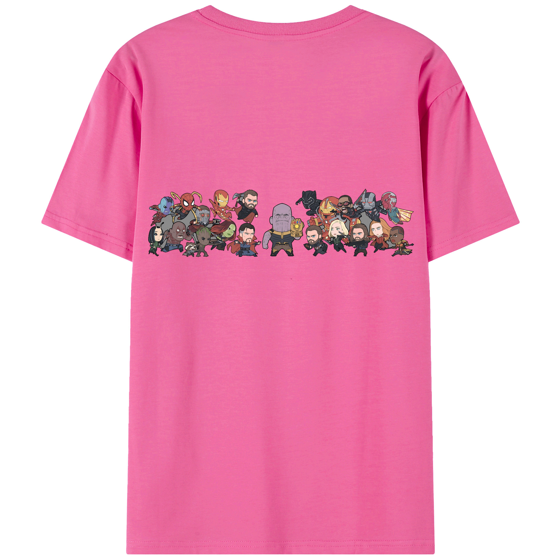 （画像用） アベンジャーズ The Avengers レディース半袖Tシャツ(バックプリント)